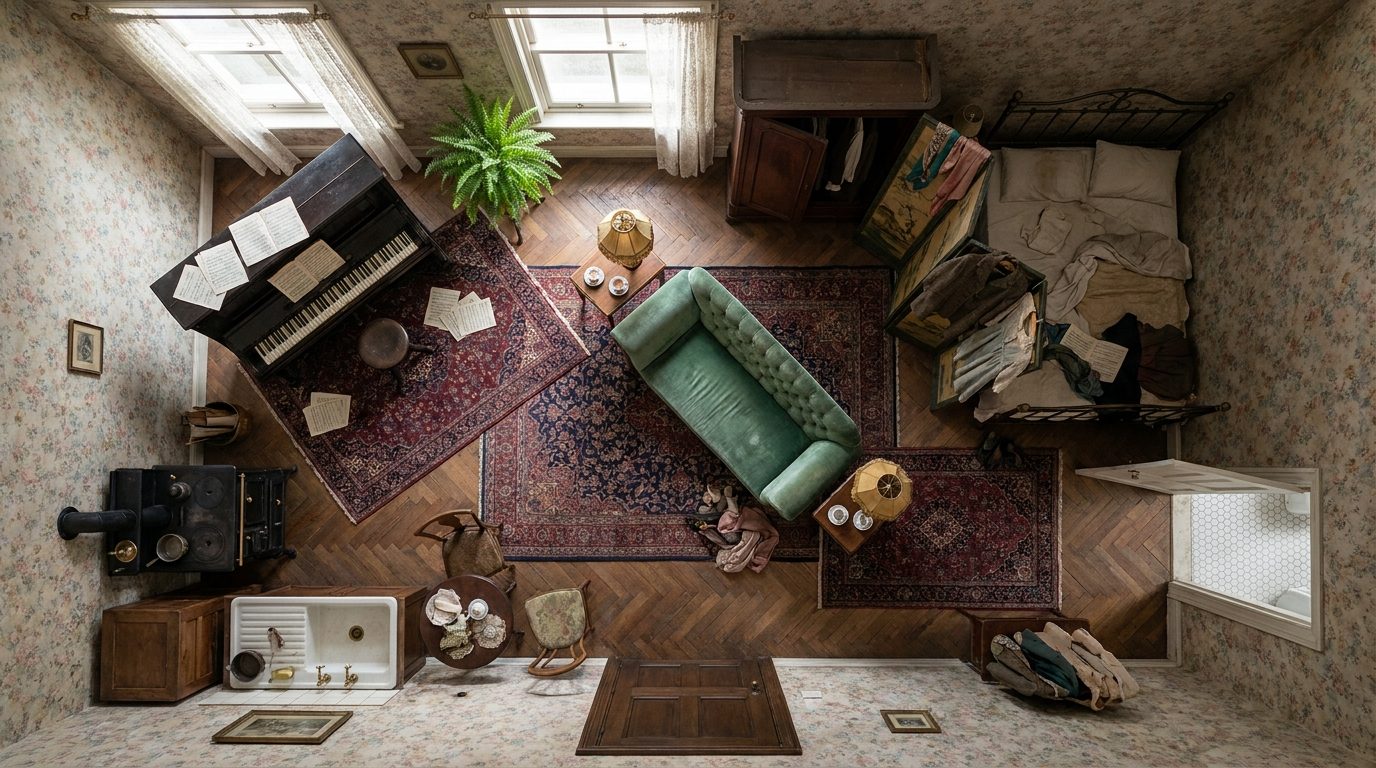Appartement d'Artiste Bohème scene 1