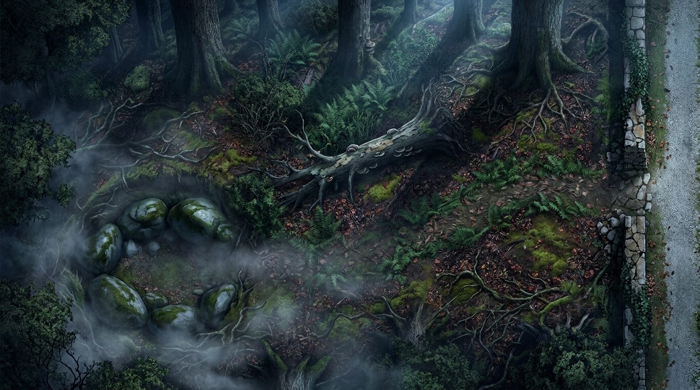 Ladera Boscosa Salvaje