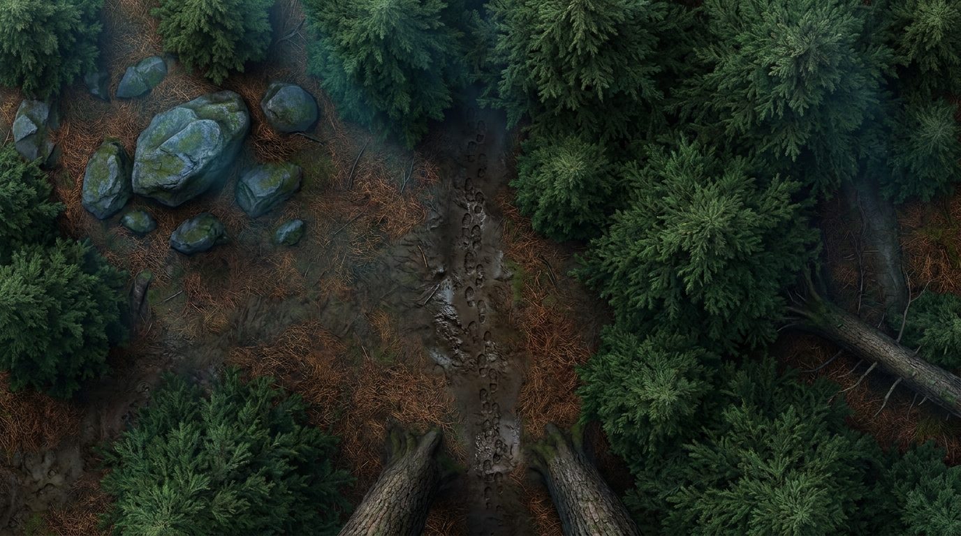 El Bosque de Abetos y Pinos