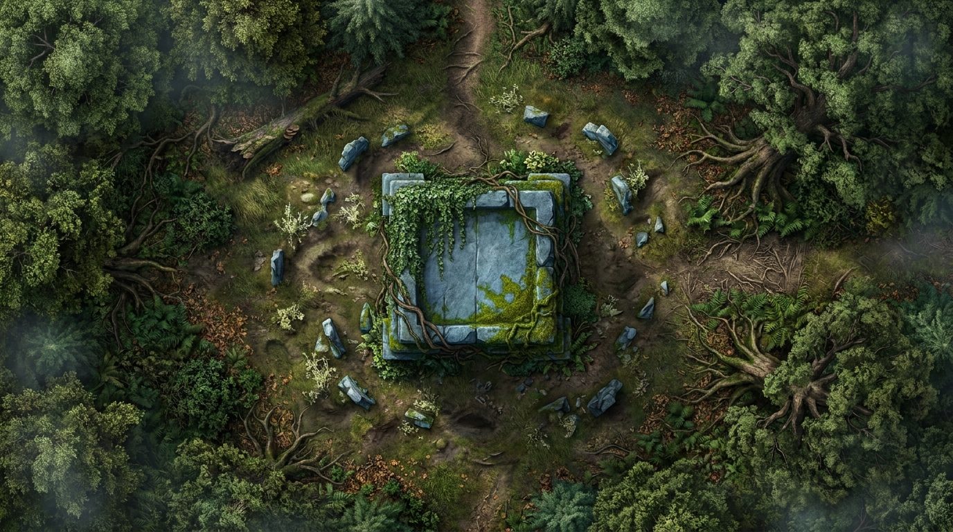 The Blue Stone Tower scene 1