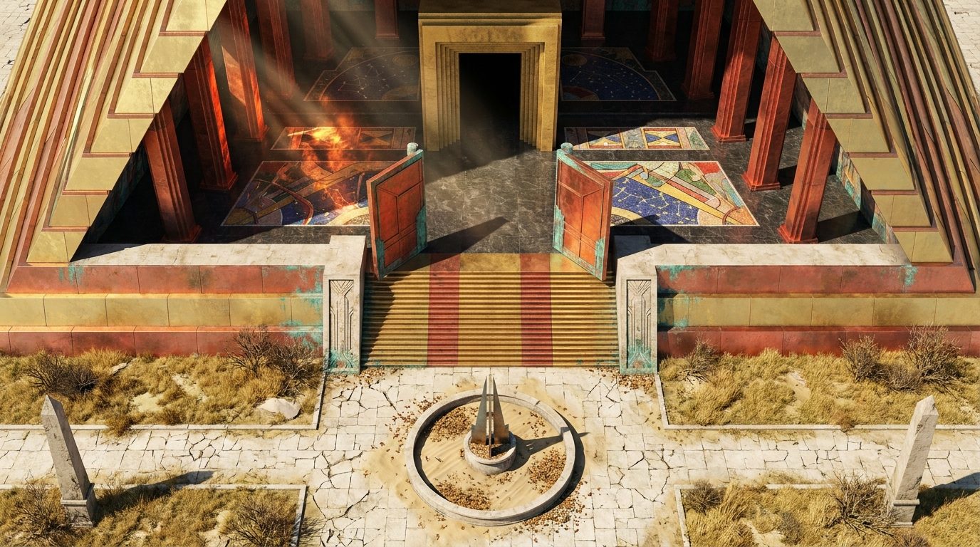 Step Pyramid Palace Entrance