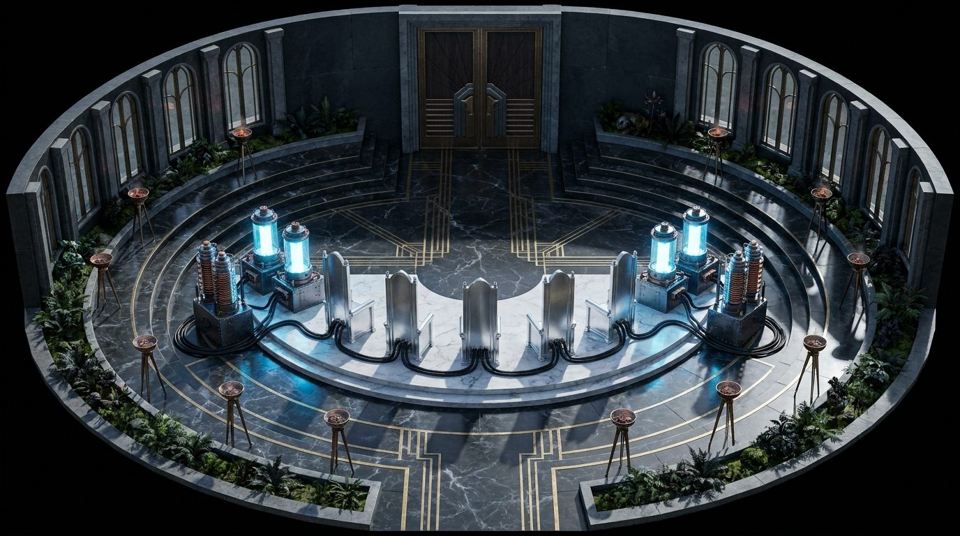 High Council Chamber with Batteries scene 1