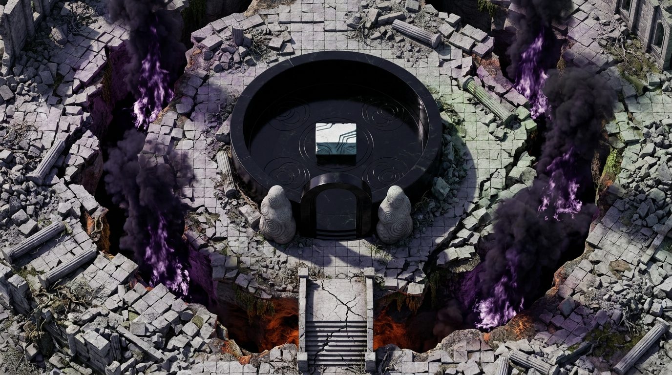 Earthquake-Ravaged Ancient City