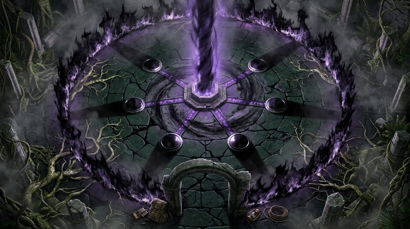 Dark Fire Ritual Center scene 1