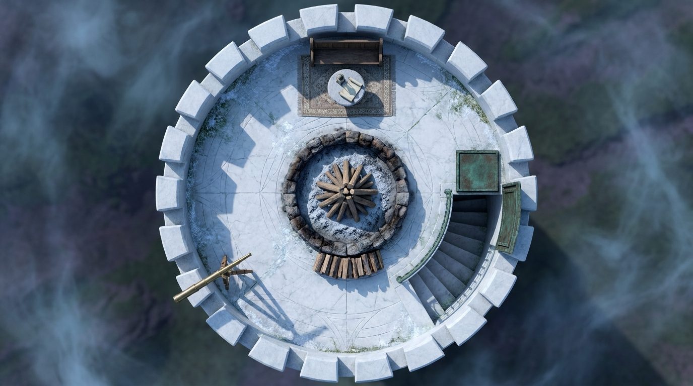 Haute Tour de Guet Isolée