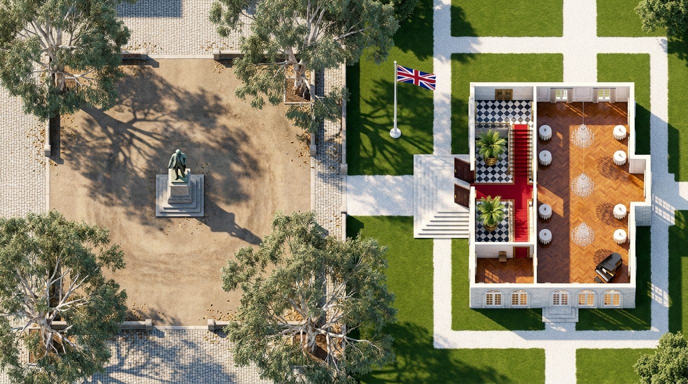 Colonial Government House and Square