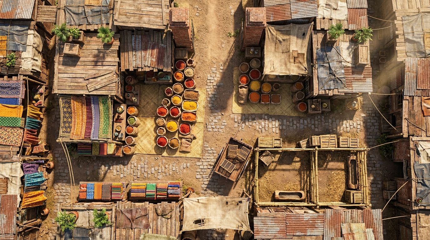 Barrio del Bazar Oriental scene 1