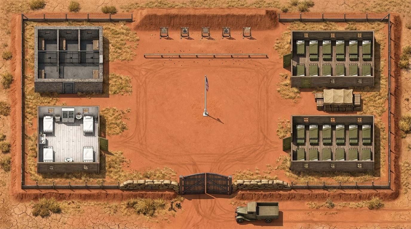Puesto Avanzado Militar Colonial scene 1