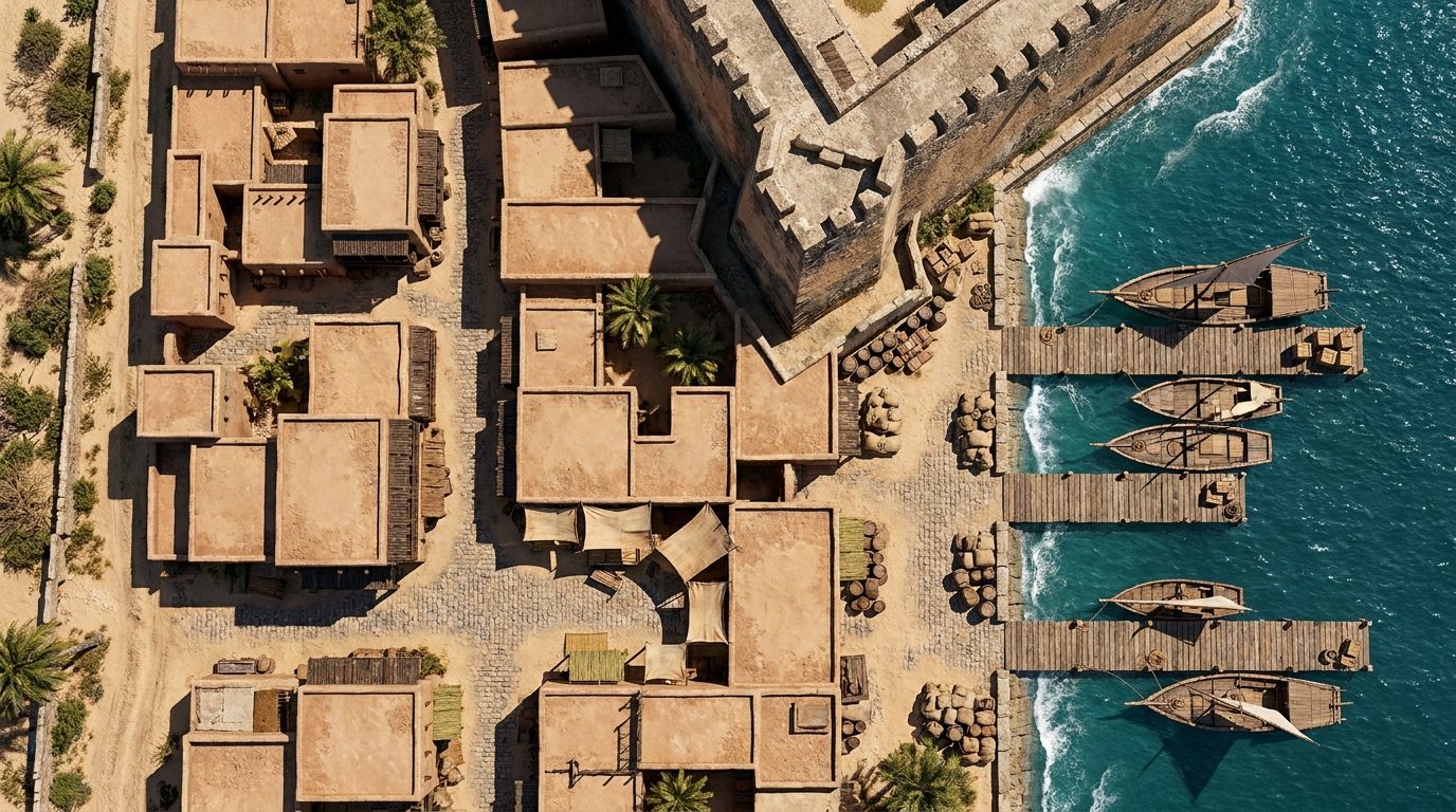 Colonial African Port and Streets