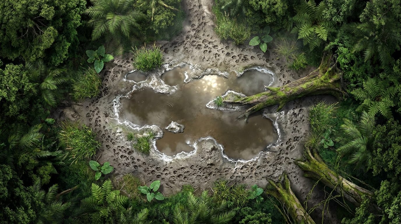 Claro Pantanoso de la Selva