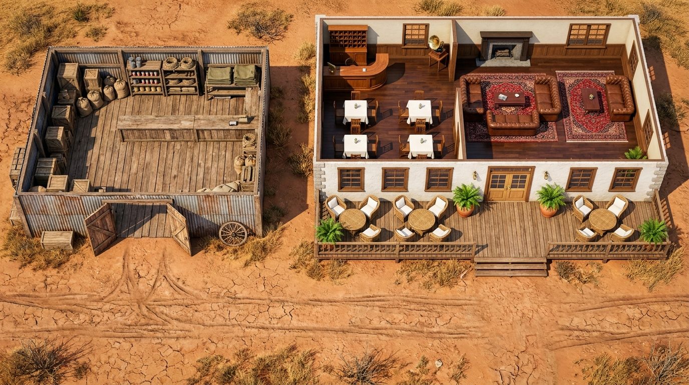 Dusty African Outpost and Lodge
