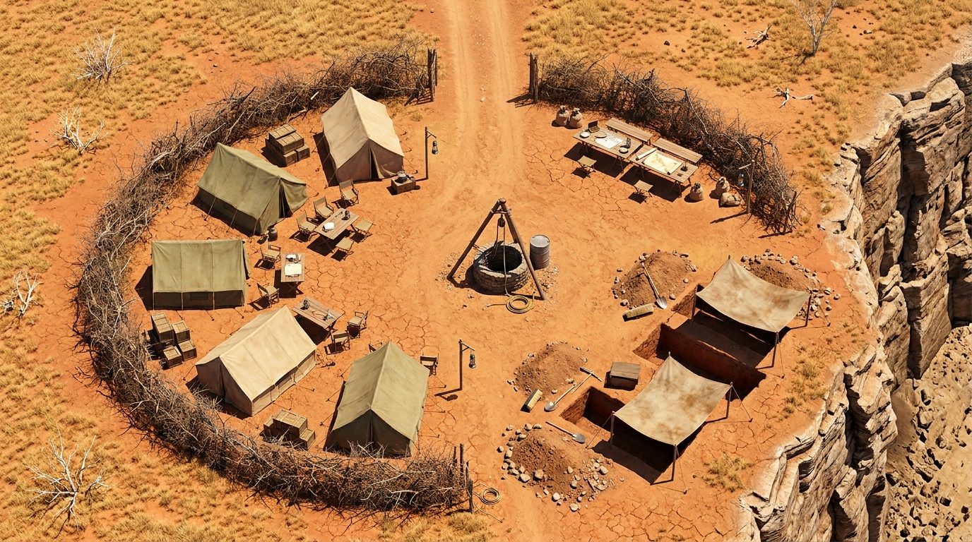 Sitio de Excavación Arqueológica de los Años 30