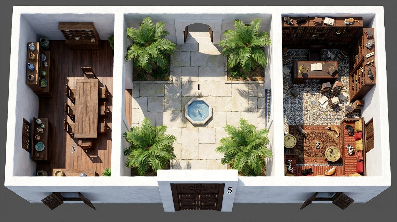 Casa Urbana Tropical Oculta de 1920