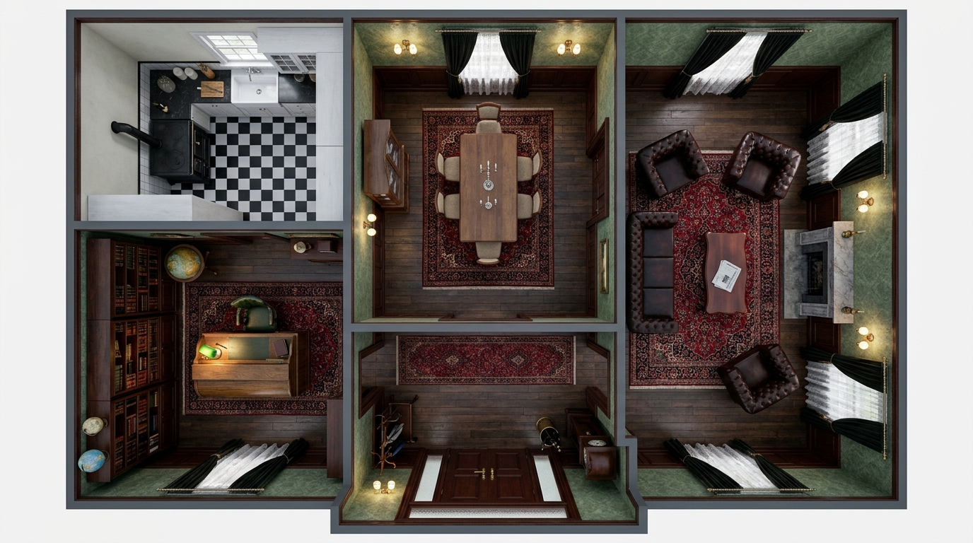 1920s Traditional Academic House