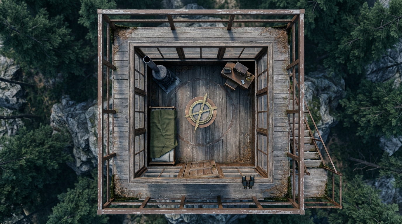 Mountain Peak Fire Watchtower