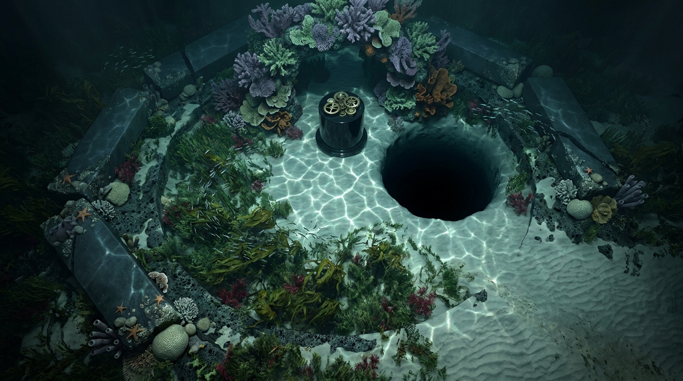 Underwater Ancient Stone Ruins