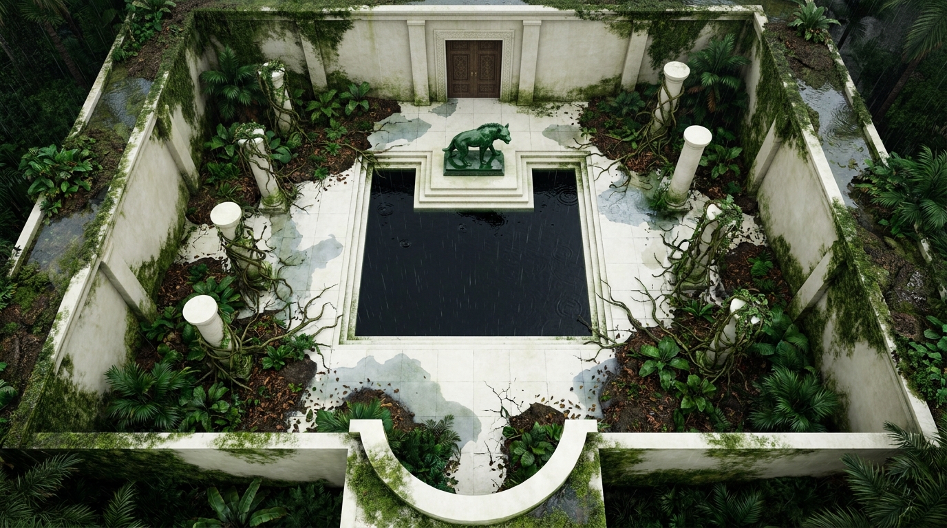 Overgrown Ivory Jungle Palace