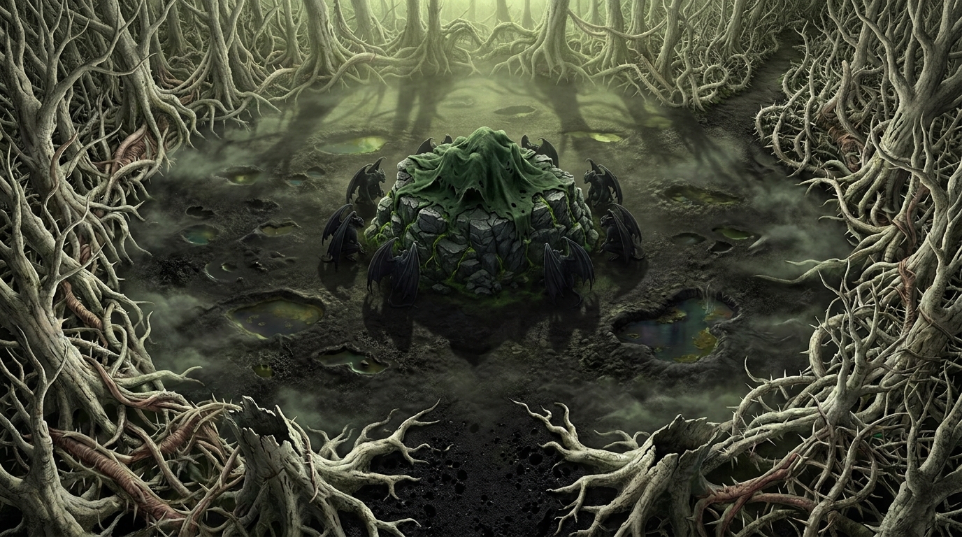 Alien Nightmare Jungle Clearing