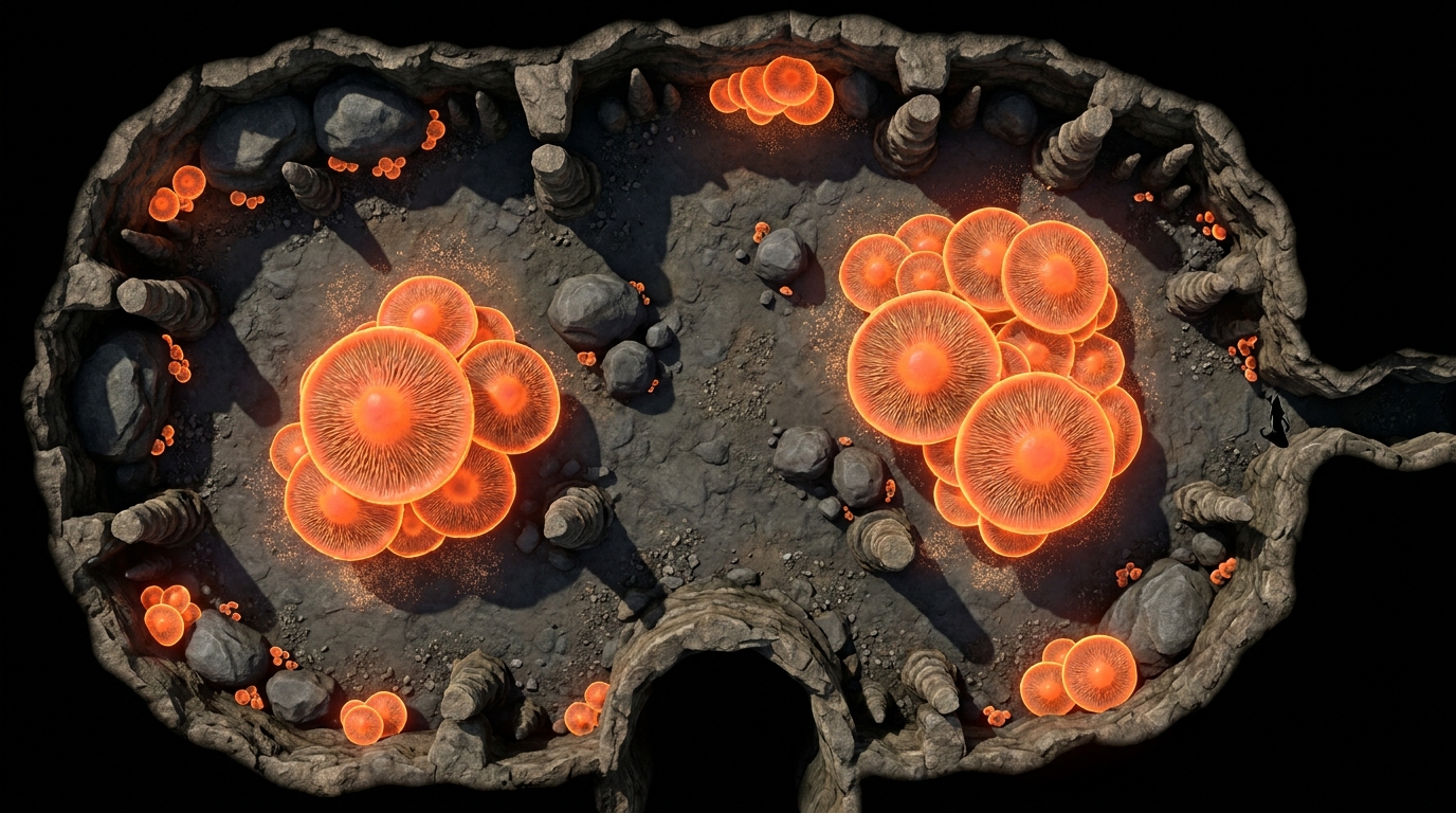 Glowing Mushroom Cavern