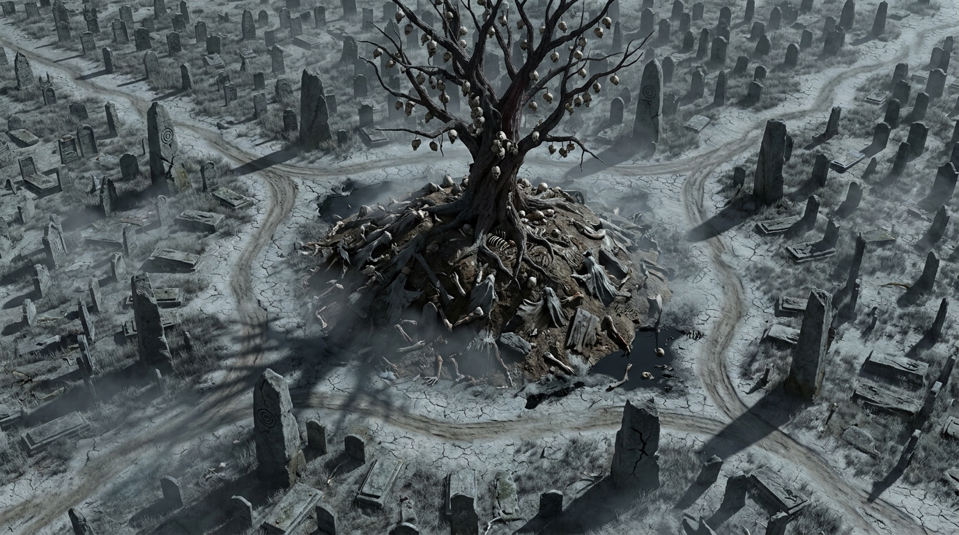 Colossal Graveyard and Skull Tree