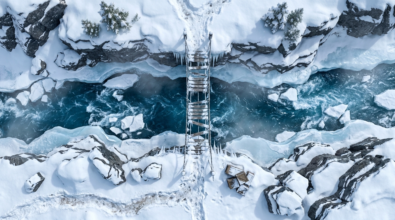 Freezing River Crossing