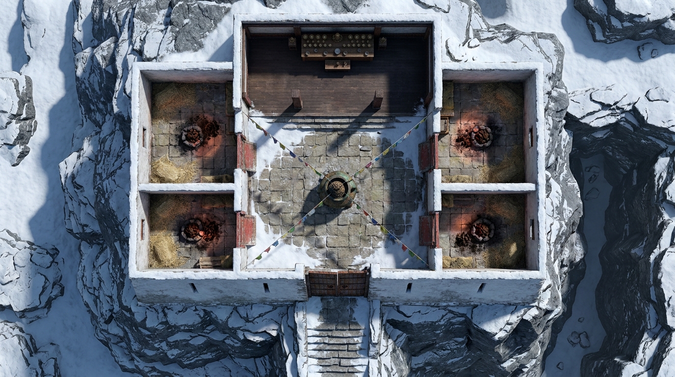 Remote Mountain Monastery