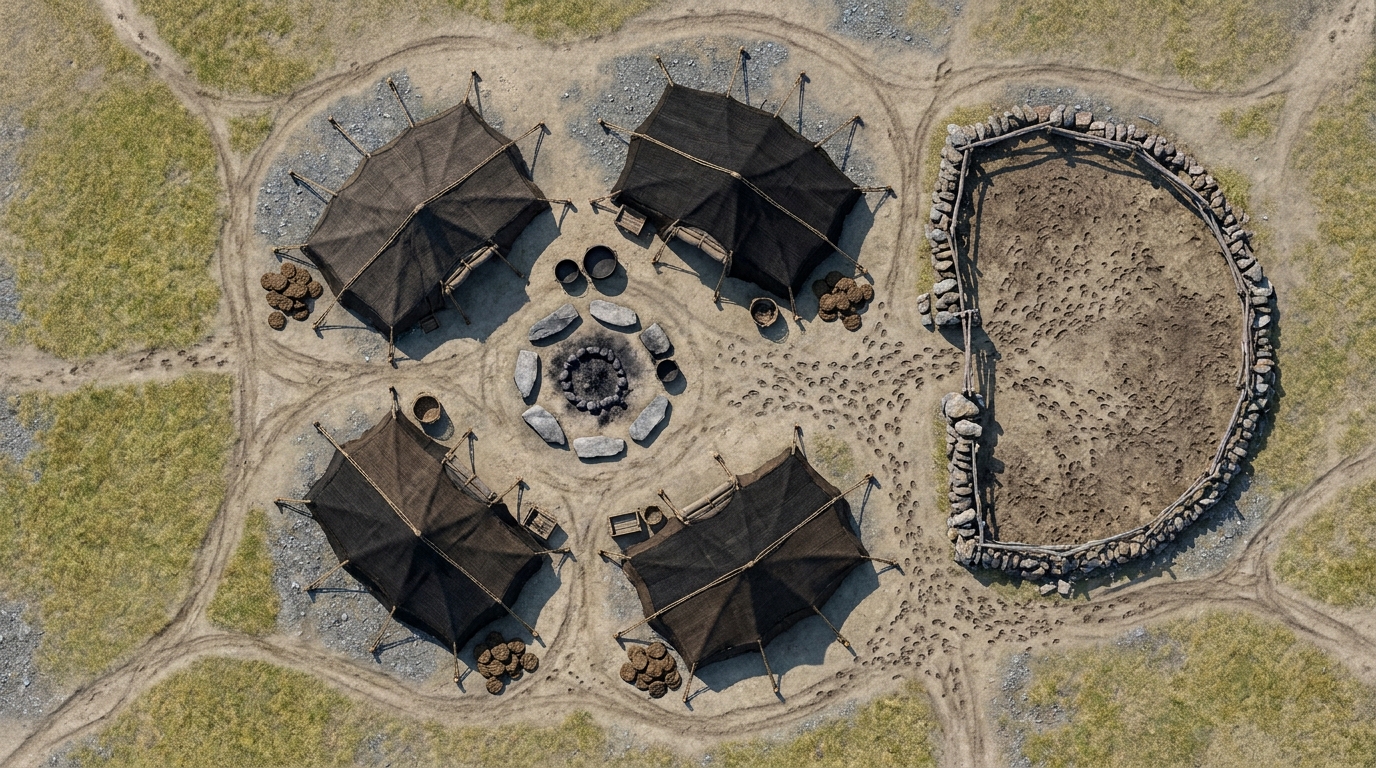 High Altitude Nomad Encampment