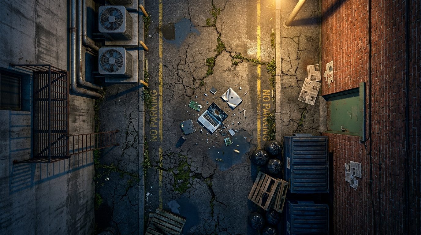 Callejón Abarrotado