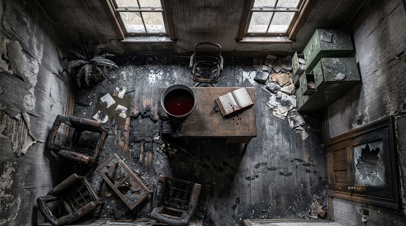 Charred Architect's Office