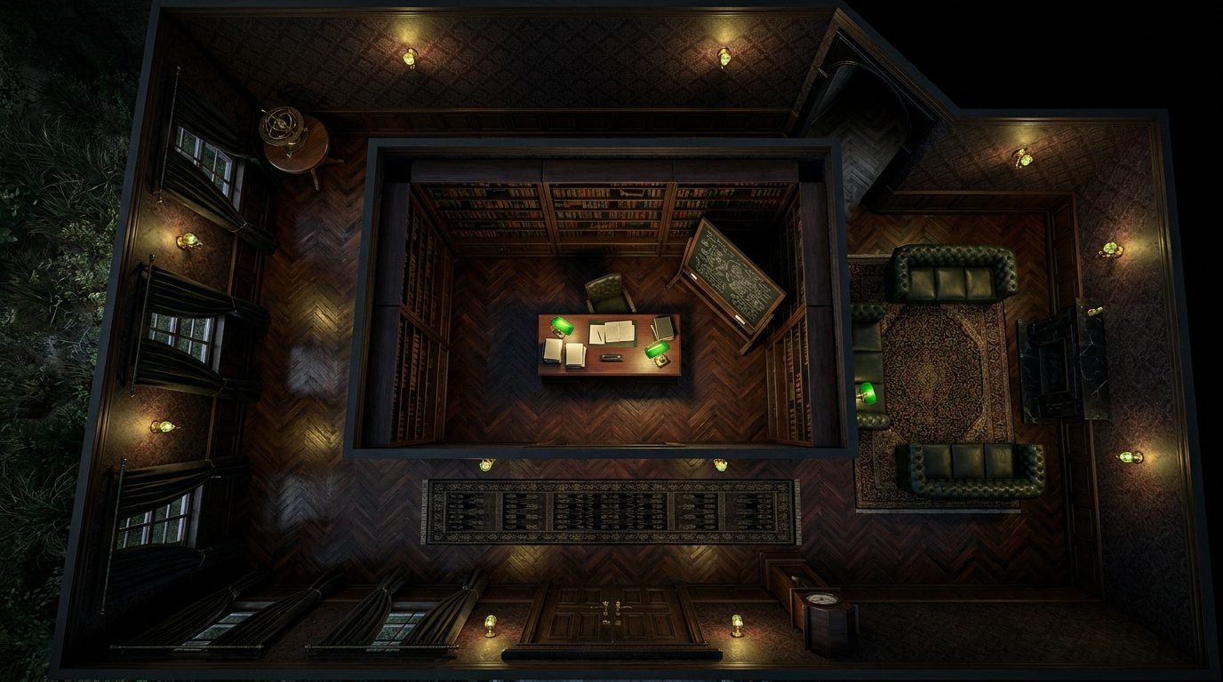 Mysterious 1920s Occult Manor