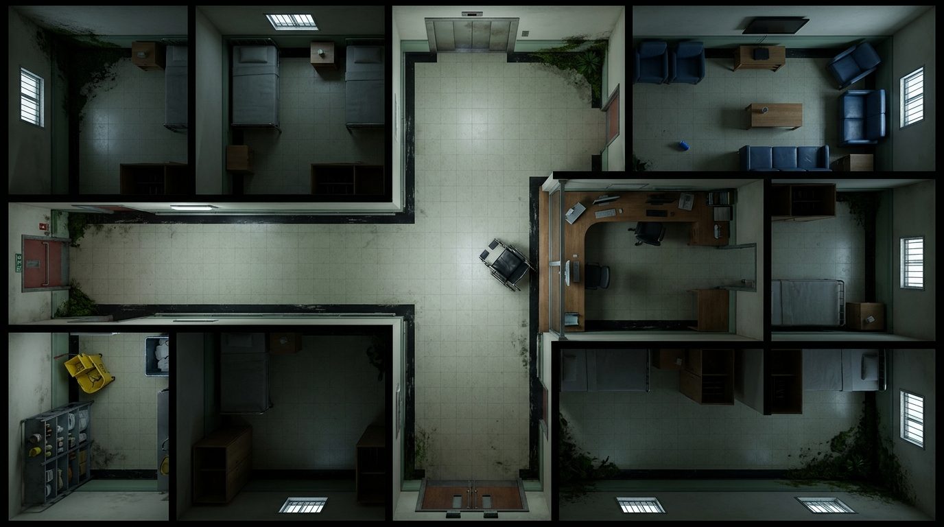 Psychiatric Ward Night Floors