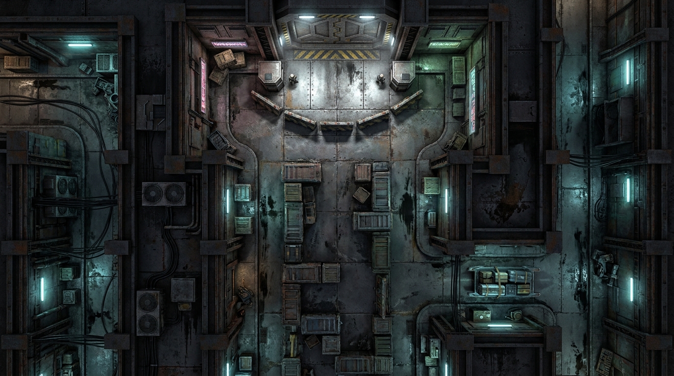 Sci-Fi Scum City Alleys