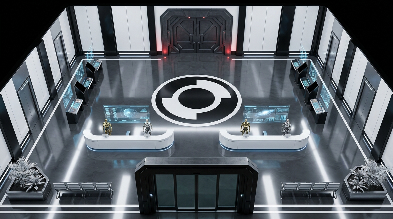 Futuristic Administrative Building