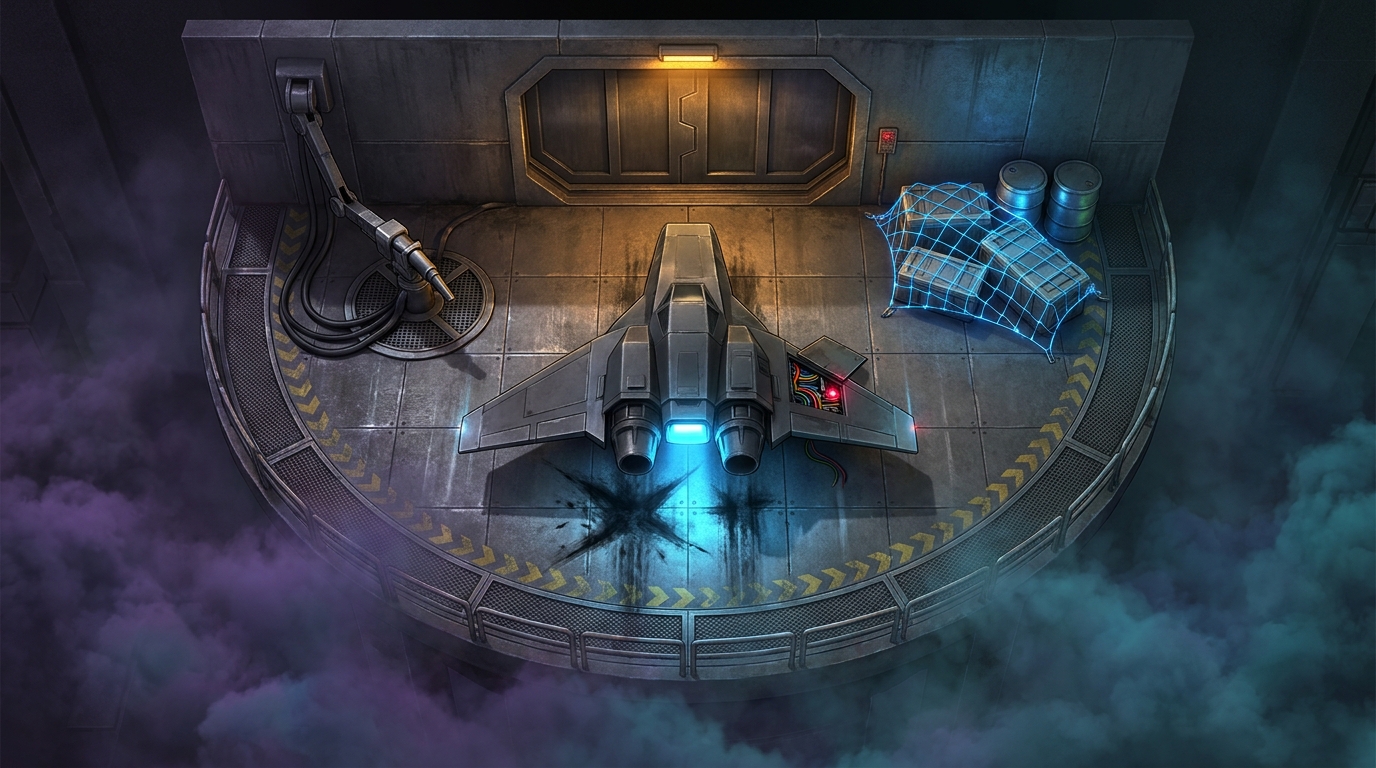 Isolated Docking Platform Getaway