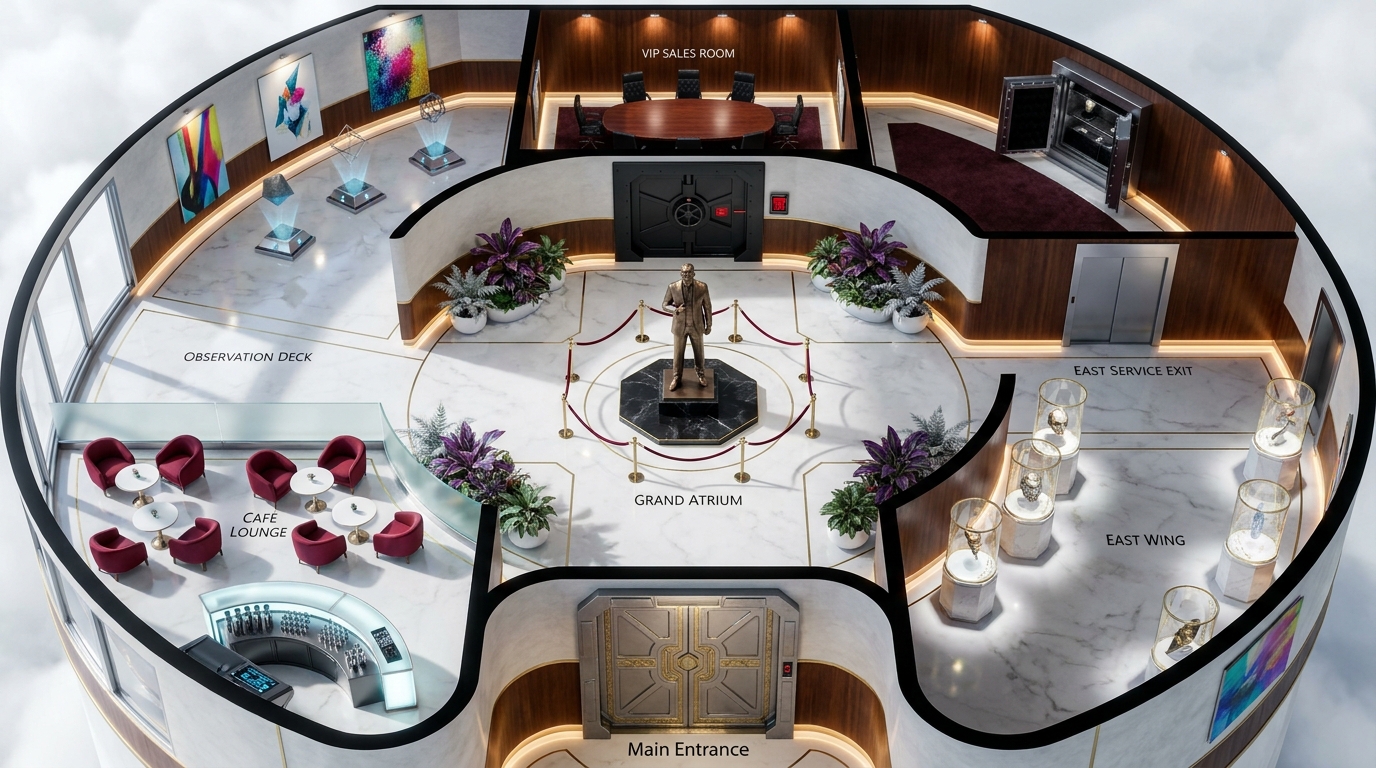 Ostentatious Sci-Fi Art Gallery