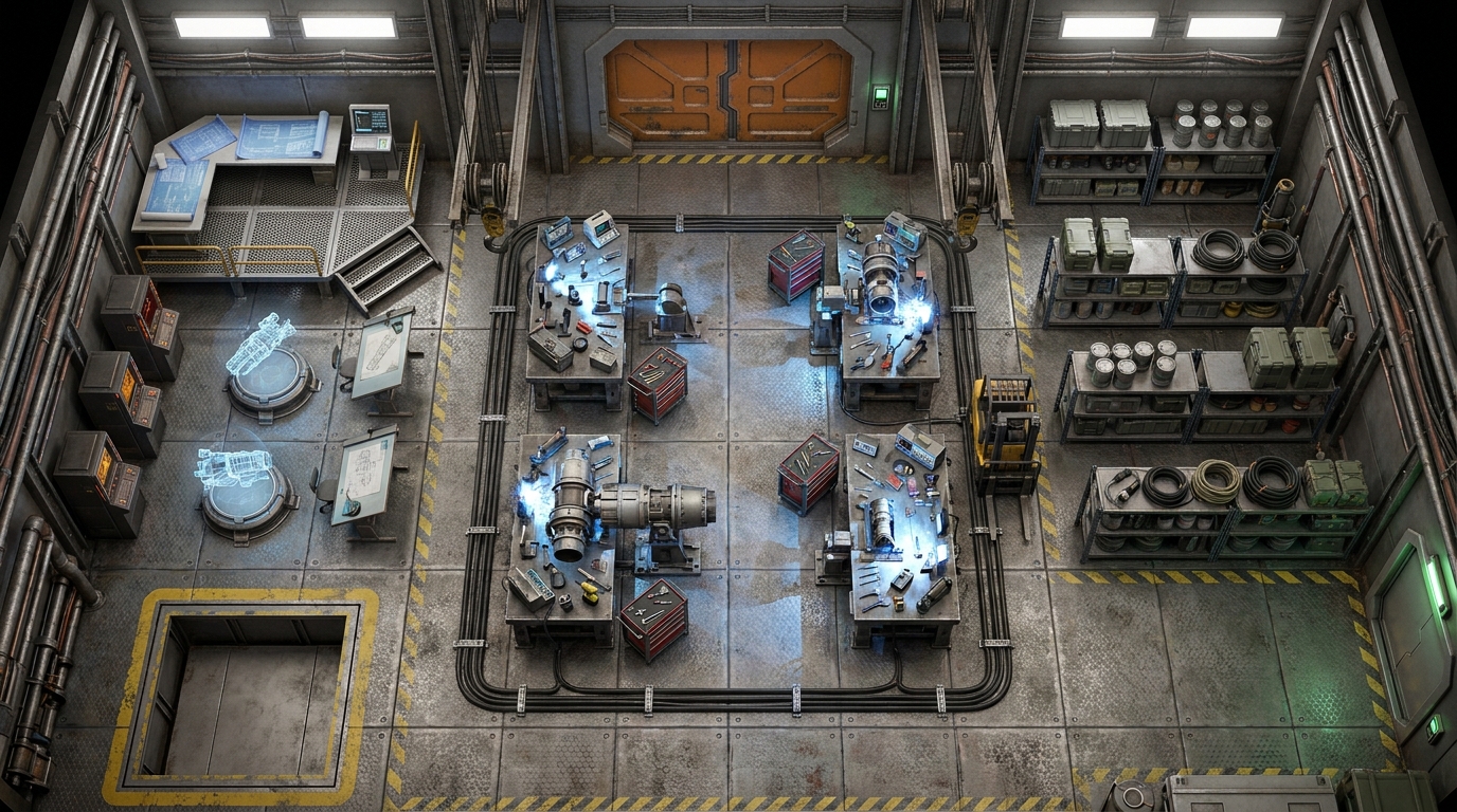 Repurposed Industrial Construction Guild