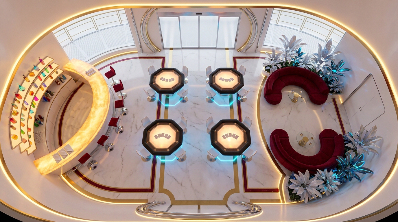 Elegant Sci-Fi High-Stakes Casino