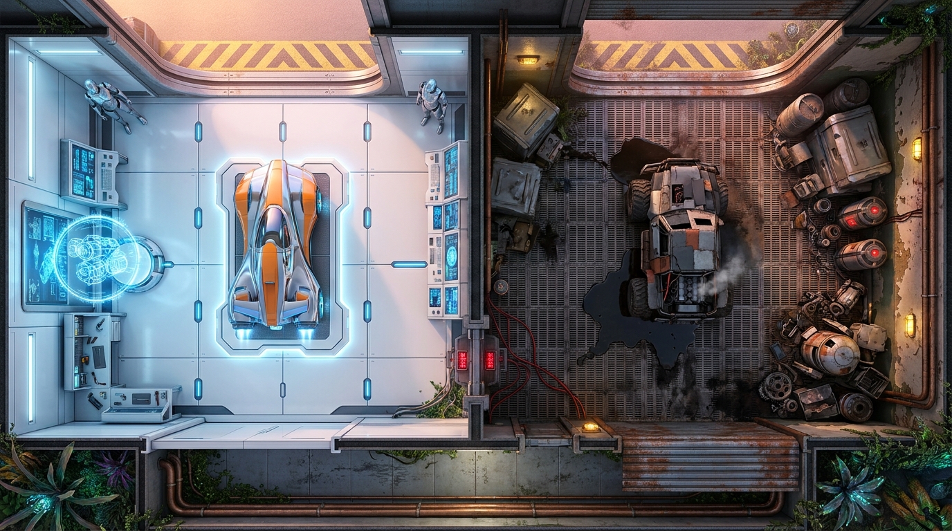 Rival Racers High-Tech Hangars