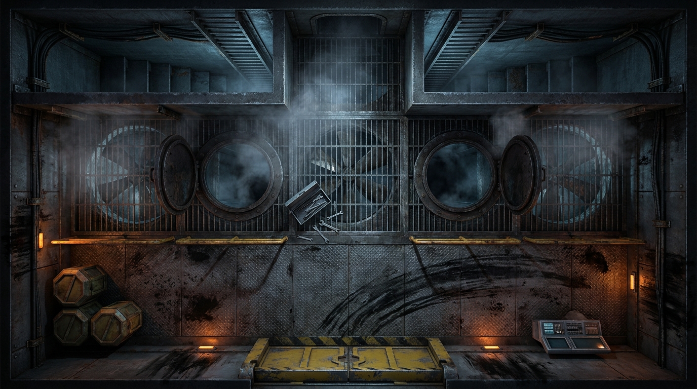 Slums Lower Levels and Ventilation Shafts