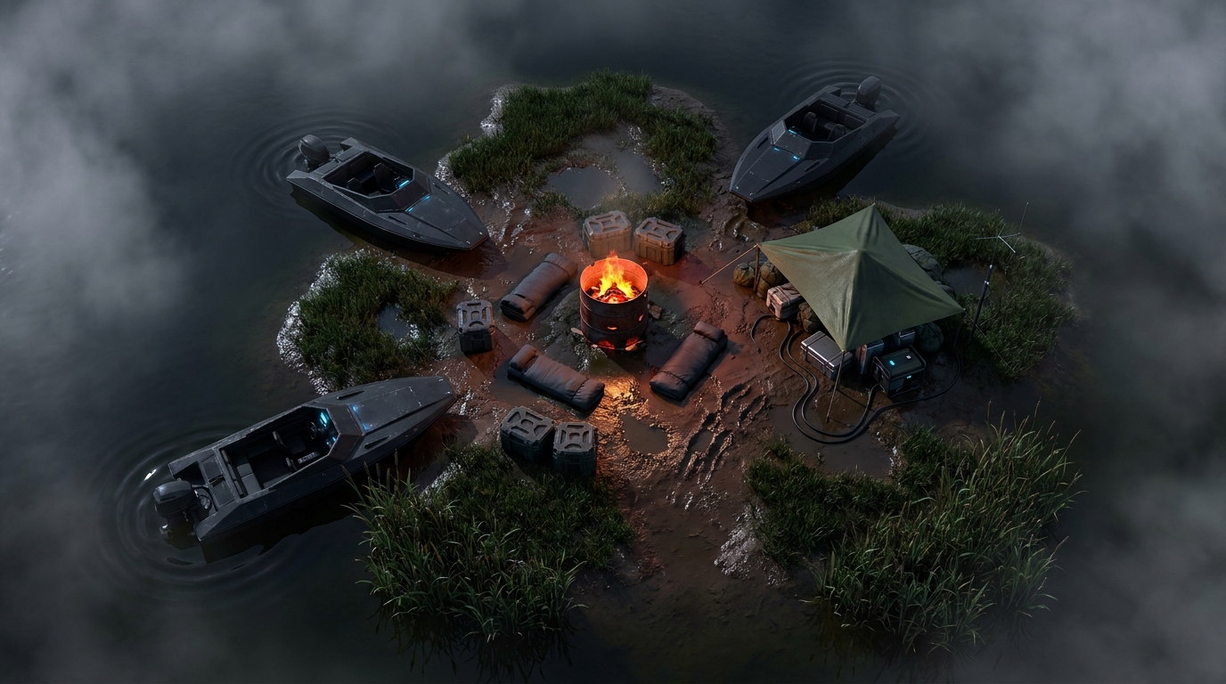 River Raiders Secret Camp