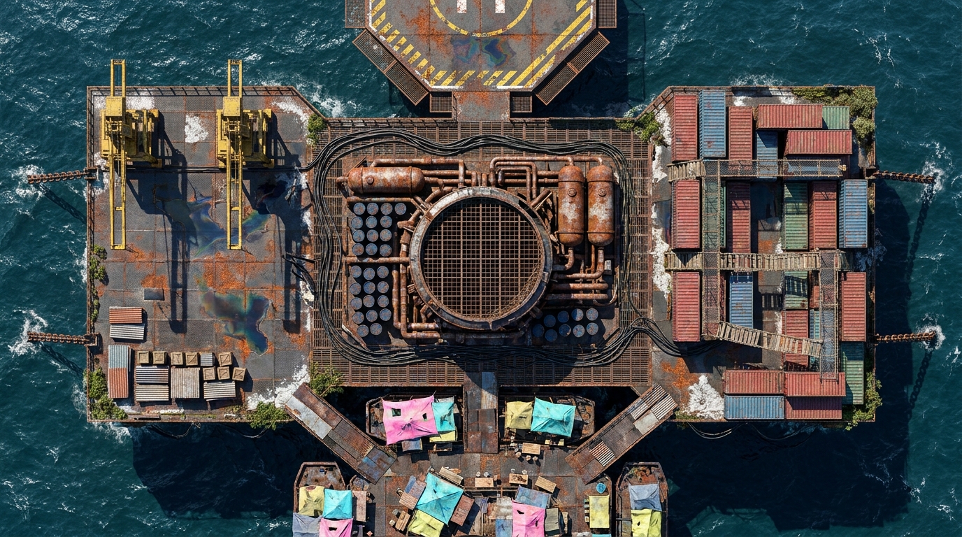 Nomadic Oil Mega-Colony