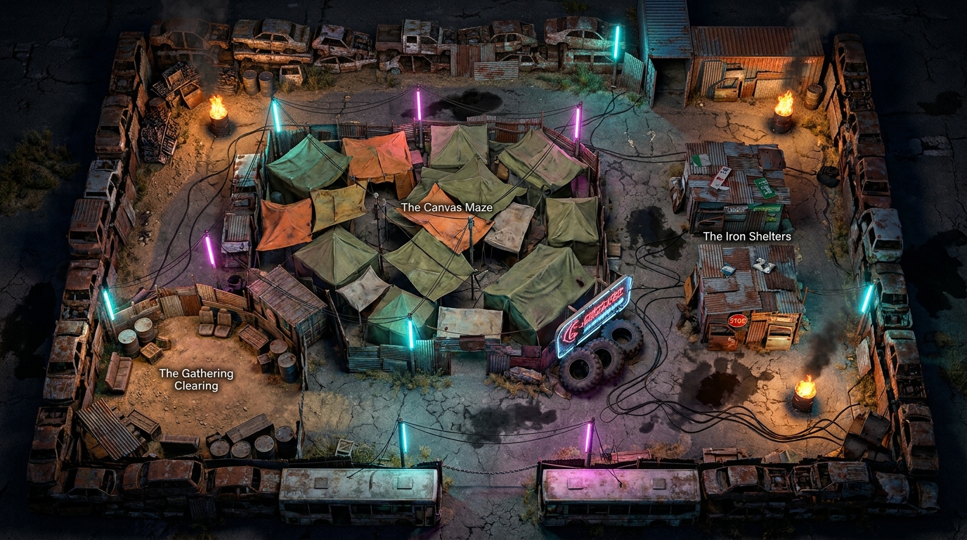 Peripheral Nomad Slum