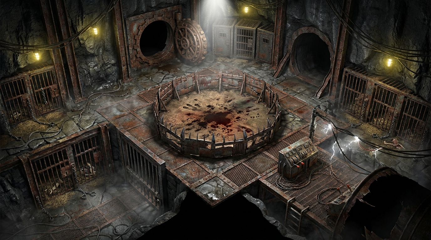 Dark Underground Beast Pits