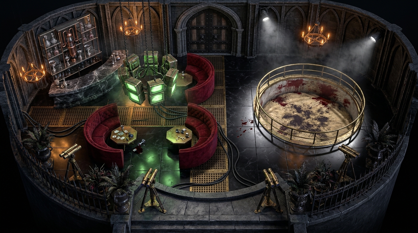 High-Stakes VIP Gambling Den