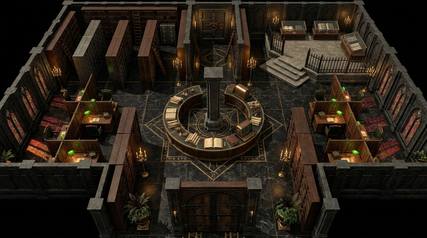 Gothic Archives and Grand Library