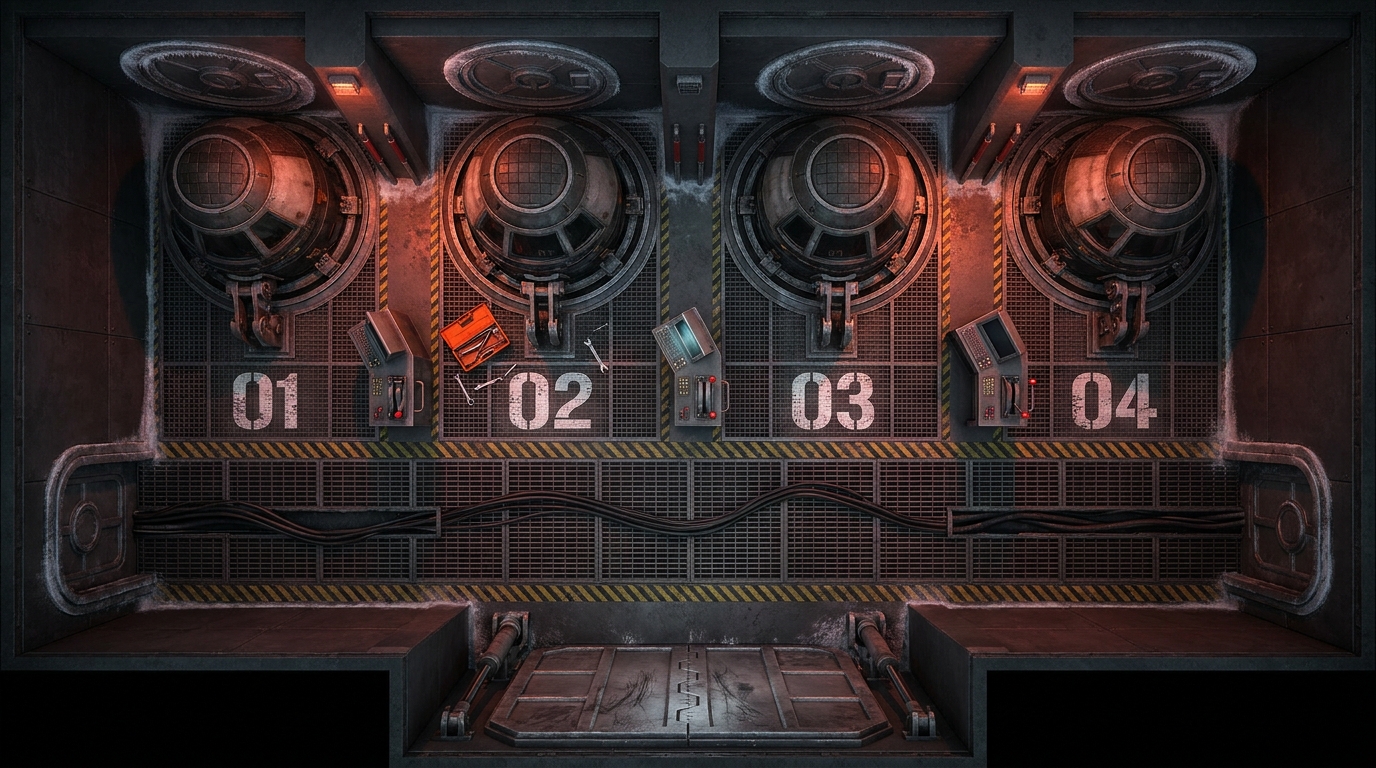 Orbital Escape Pod Launch Bay