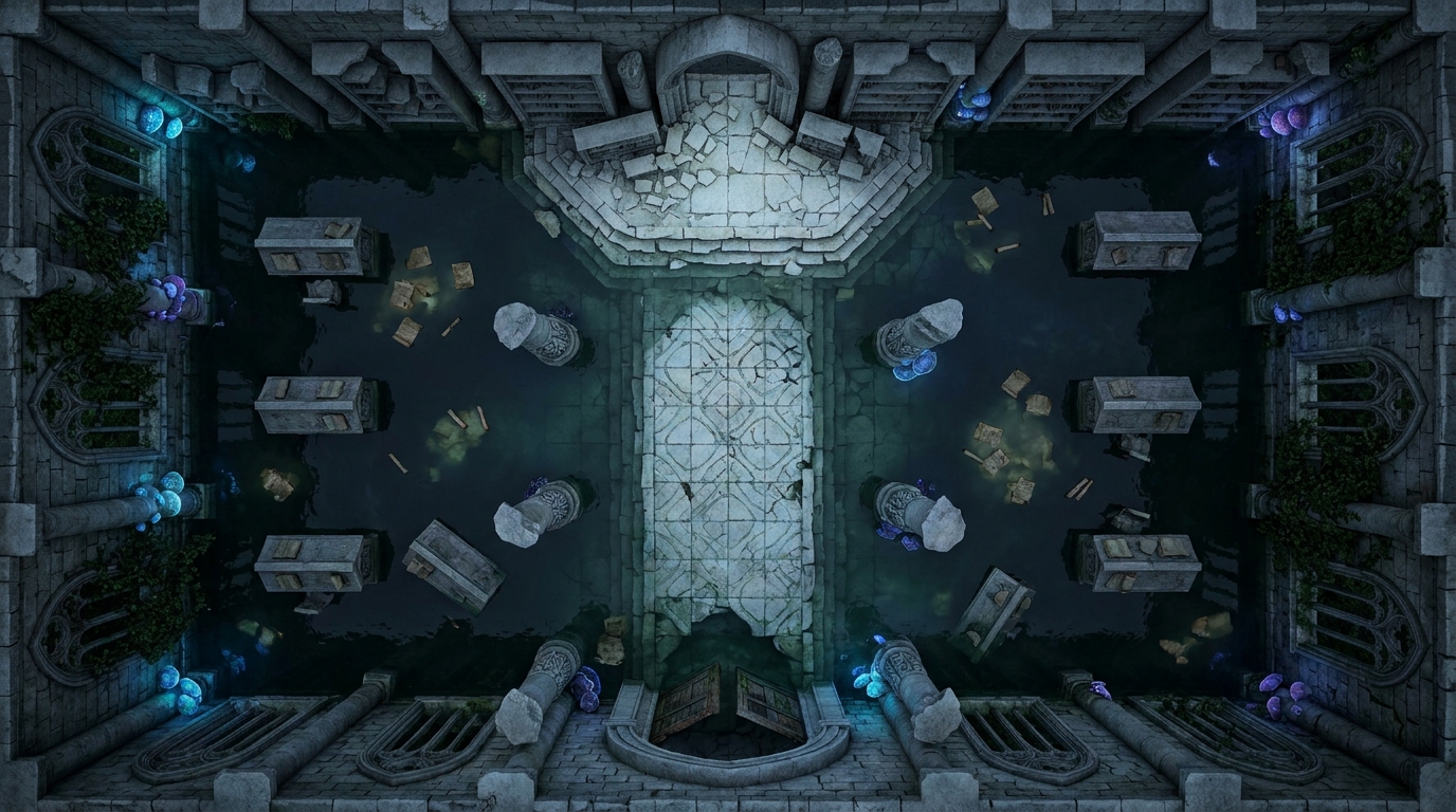 La Salle des Archives Inondée