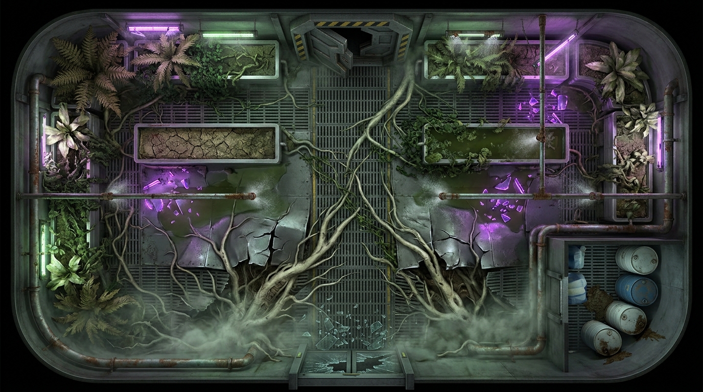 Derelict Hydroponics Ring
