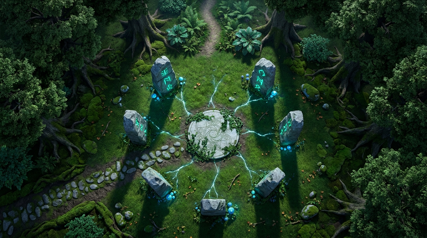 Rune-Carved Standing Stones