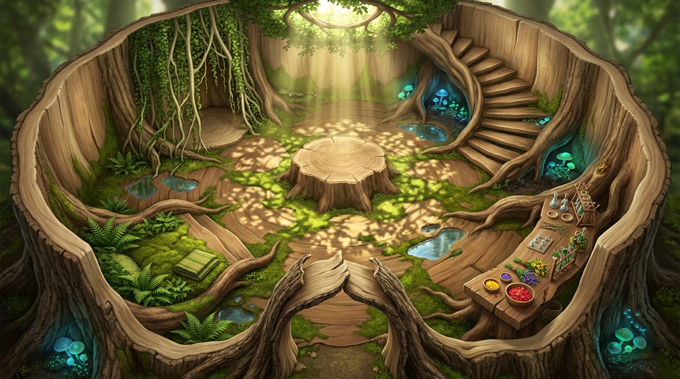The Guardian's Hollow: Heart of the Sentinel Tree